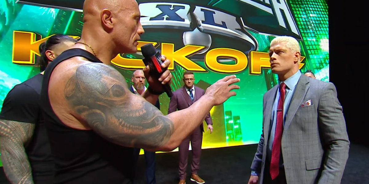 Rhodes vs. Reigns Official For WrestleMania 40, The Rock Snaps